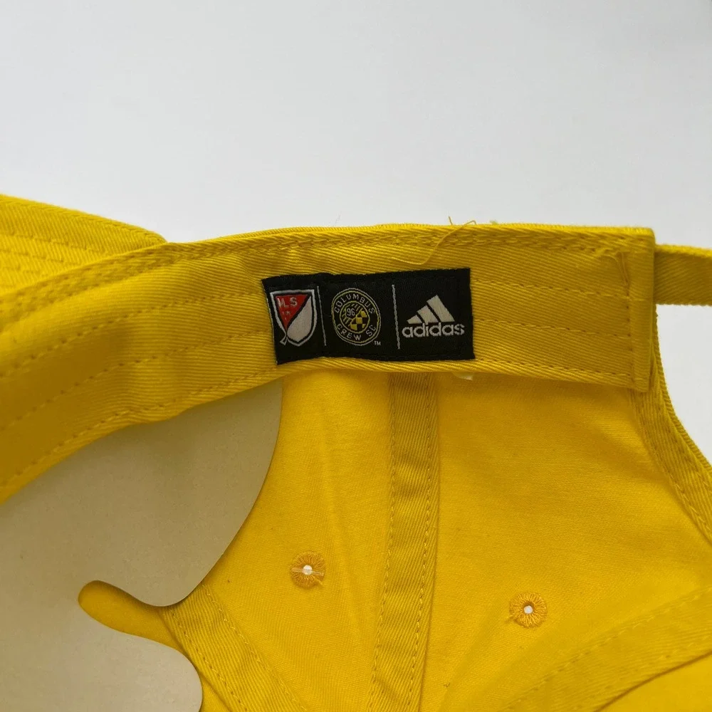 Adidas Columbus Crew SC MLS Womens Adjustable Baseball Hat Yellow NWT‎